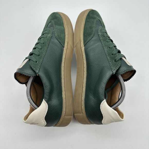 Rieker Evolution Mens Size 42 US 9 Green Leather Low Top Sneakers Gum Sole - Picture 7 of 16